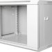 Настенный шкаф 19 9U 600х450х501 GYDERS GDR-96045G, стеклянная дверь серый