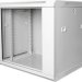 Настенный шкаф 19" 12U 600х350х635 GYDERS GDR-126035G, стеклянная дверь серый