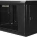 Серверный настенный шкаф 19 12U 600х600х635 GYDERS GDR-126060B, стеклянная дверь черный