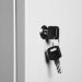 Шкаф 19 настенный 15U 600х450х769 GYDERS GDR-156045GM, металлическая дверь серый