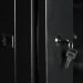 Шкаф 19" 12U 600х600х635 настенный GYDERS GDR-126035BM, металлическая дверь черный