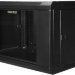 Шкаф для сервера 19" 18U 600х600х903 GDR-186060B, стеклянная дверь черный