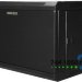 Шкаф настенный 19 дюймов 6U 600х350х368 GYDERS GDR-66035BM, металлическая дверь черный