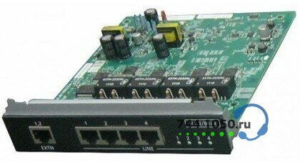 Panasonic KX-NS0280X 4-портовая плата цифровых интерфейсов BRl / 2-портовая плата ТА (SLC2/BRI4)