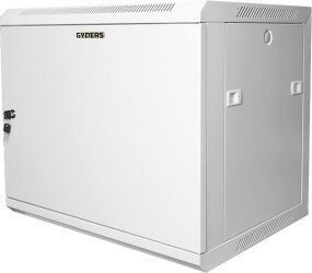 Шкаф настенный 19" 9U 600x350x501 GYDERS GDR-96035GM, металлическая дверь серый